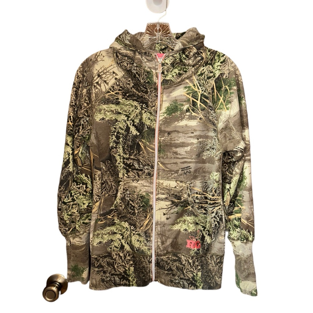 Real Tree gorpcore hooded zip sweater